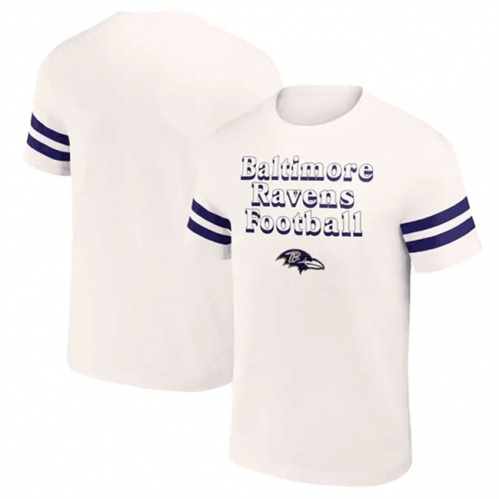 Men's Baltimore Ravens Cream X Darius Rucker Collection Vintage T Shirt