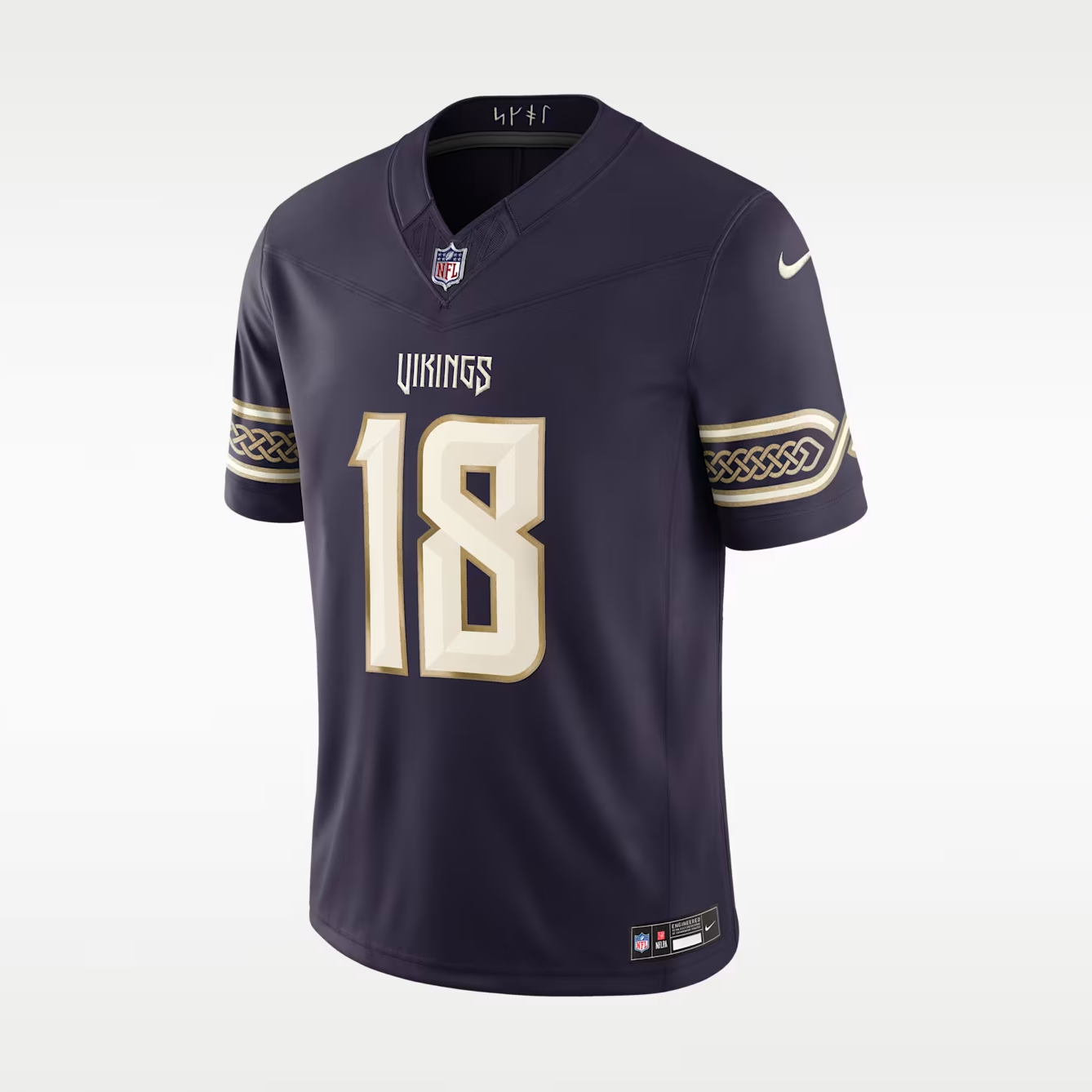 Men's Justin Jefferson Minnesota Vikings Rivalries Collection Vapor F.U.S.E. Stitched Limited Jersey