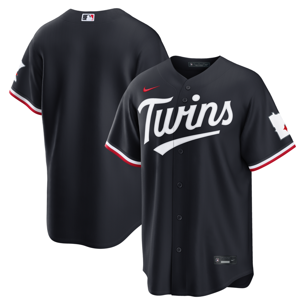Men's Minnesota Twins  Nike Navy Alternate Stadium Jersey