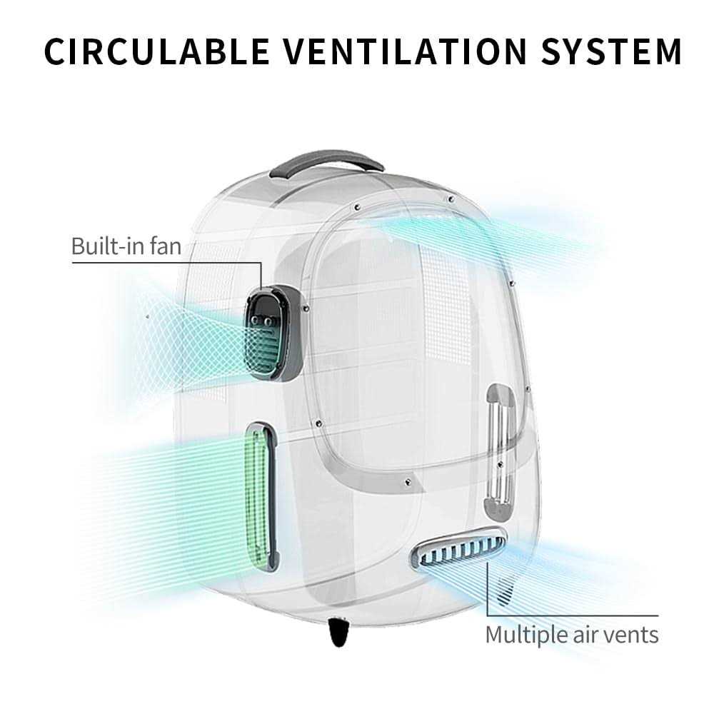 PETKIT Cat Backpack Carrier with Inbuilt Fan & Light