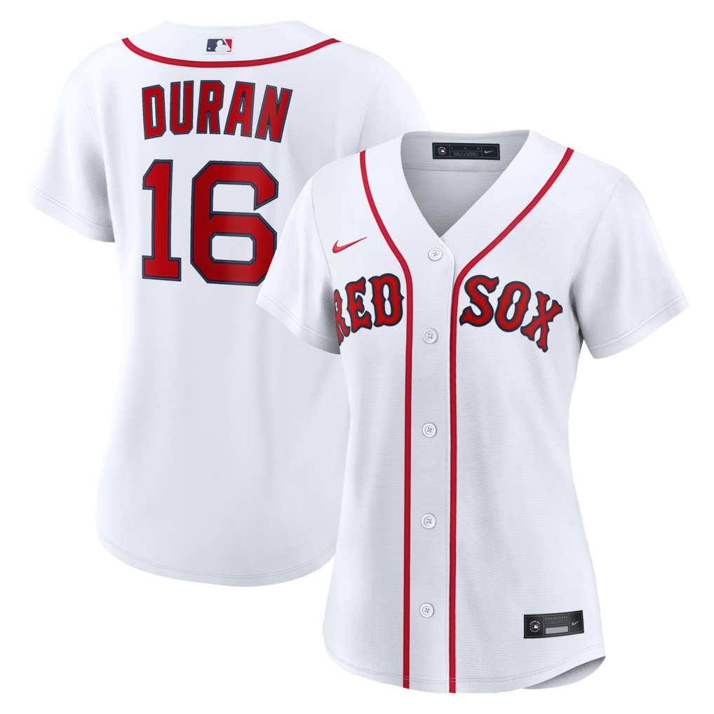 Women's Boston Red Sox Jarren Duran Nike White Home Replica Player Jersey