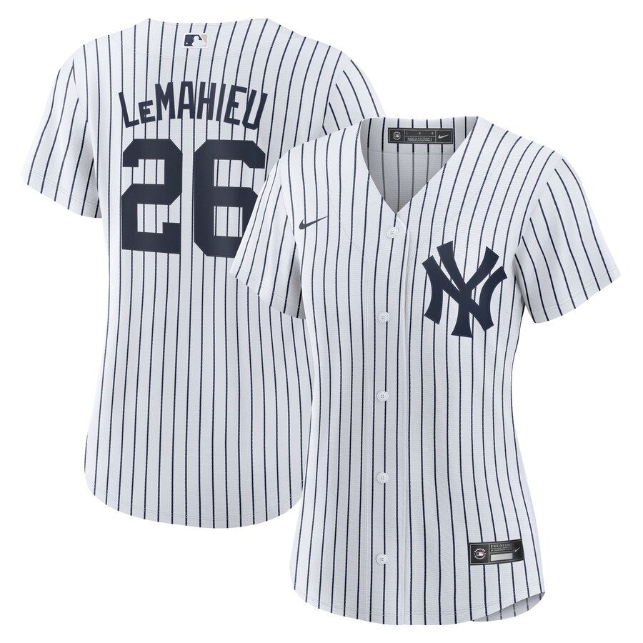 Women's New York Yankees DJ LeMahieu Nike White Home Replica Jersey