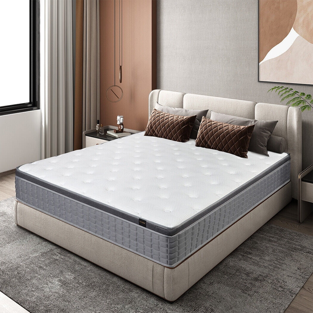 12 inch Queen Mattress,Hybrid Mattresses Medium Firm in a Box