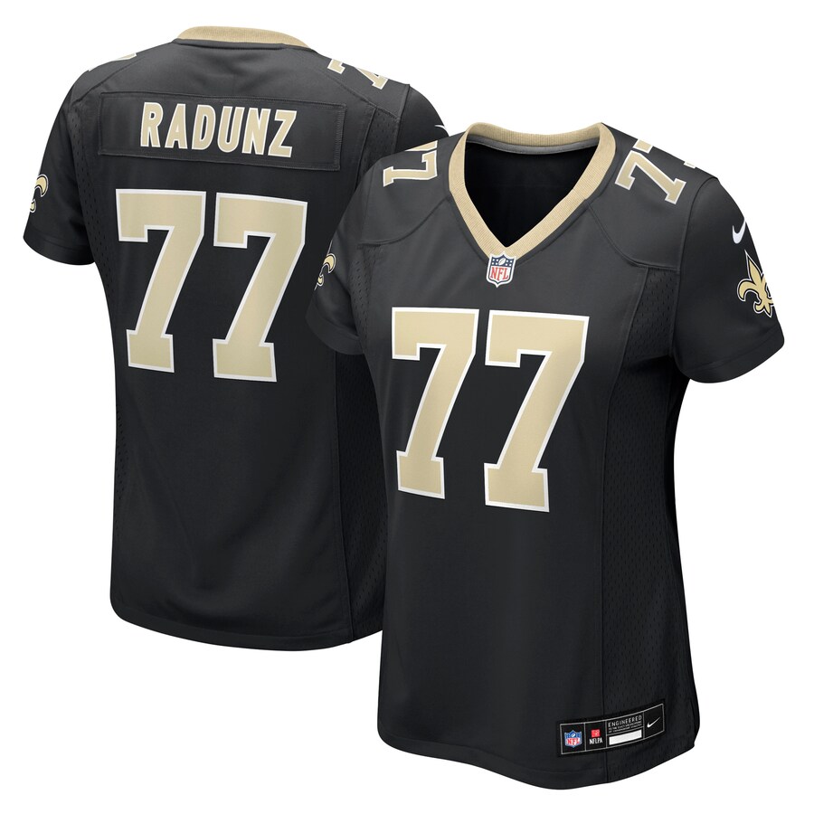 Women's New Orleans Saints Dillon Radunz Nike Black Team Game Jersey