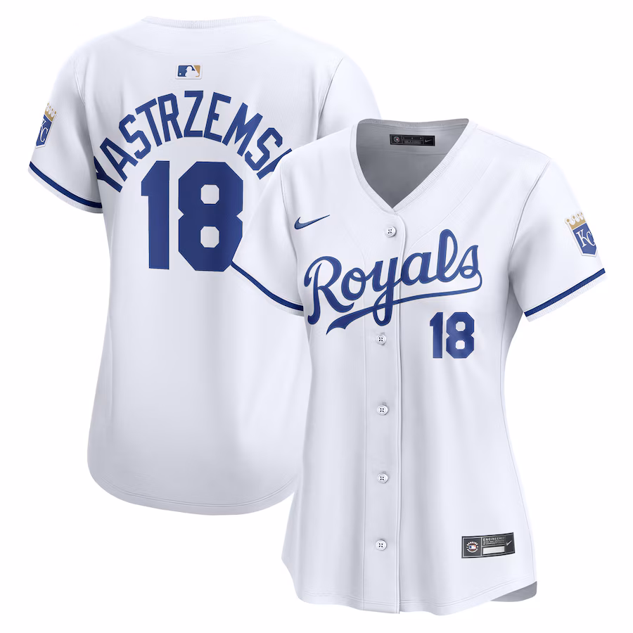 Women's Kansas City Royals Mike Yastrzemski Nike White Home Limited Player Jersey