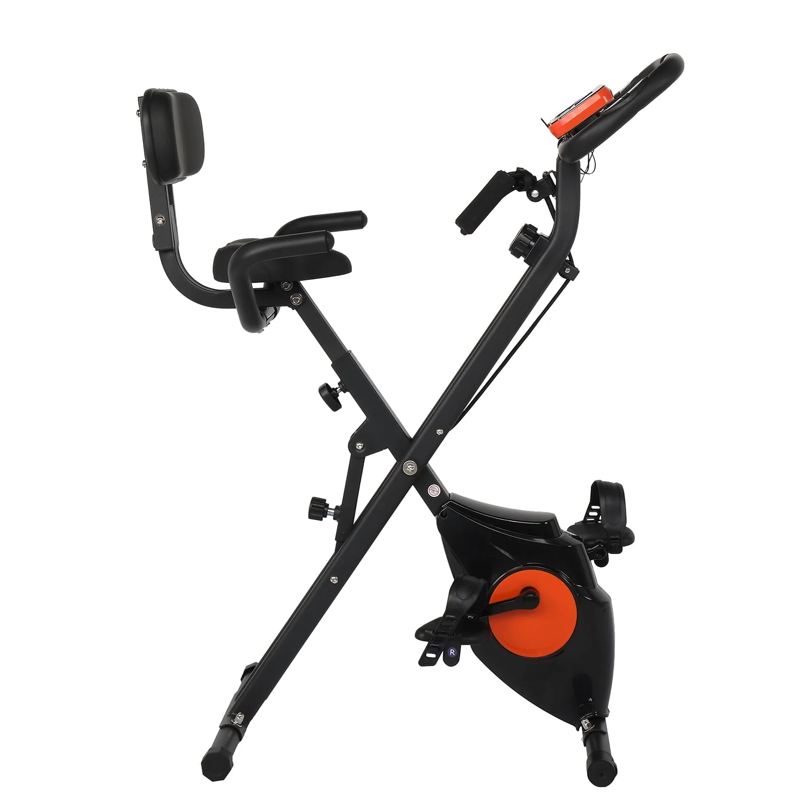 Tcbosik Home Folding Exercise Bike Black
