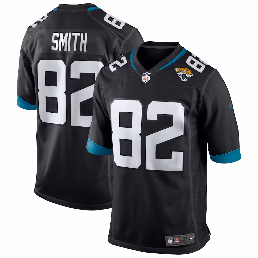 Men's Jacksonville Jaguars Jimmy Smith Nike Black Retired Player Alternate Game Jersey
