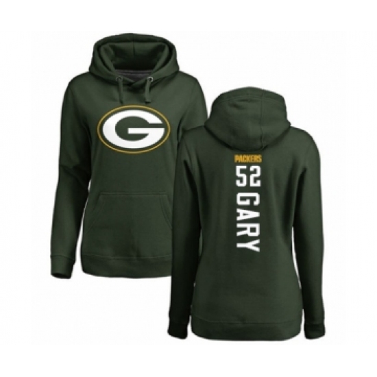 Football Women's Green Bay Packers #52 Rashan Gary Green Backer Hoodie