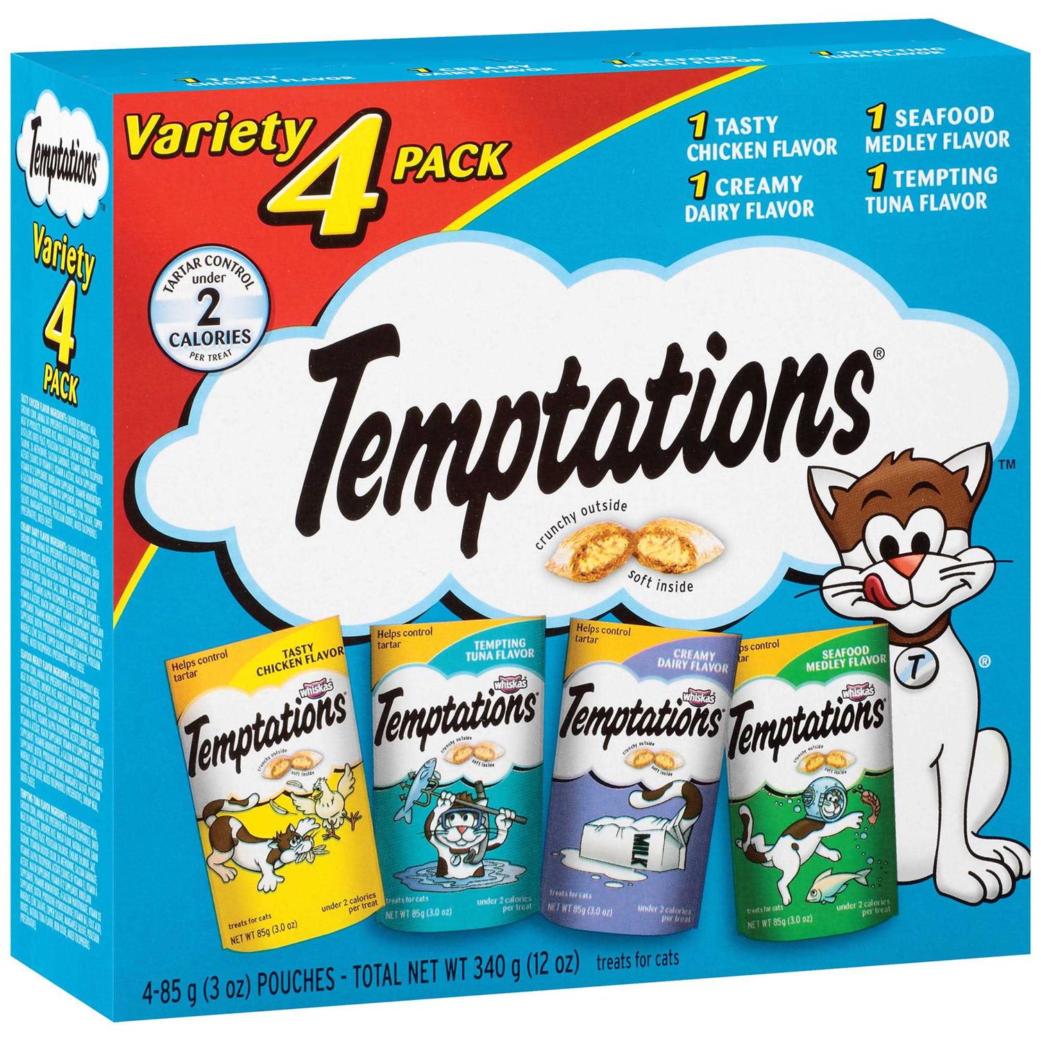 Temptations Classic Crunchy and Soft Cat Treats Variety Pack