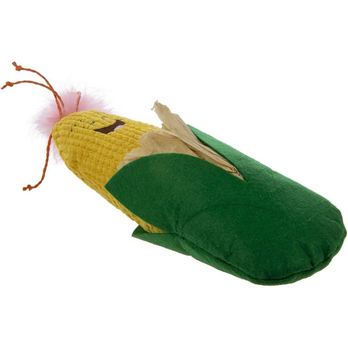 SmartyKat Corny Kicker Jumbo Crinkle Kicker Catnip Cat Toy