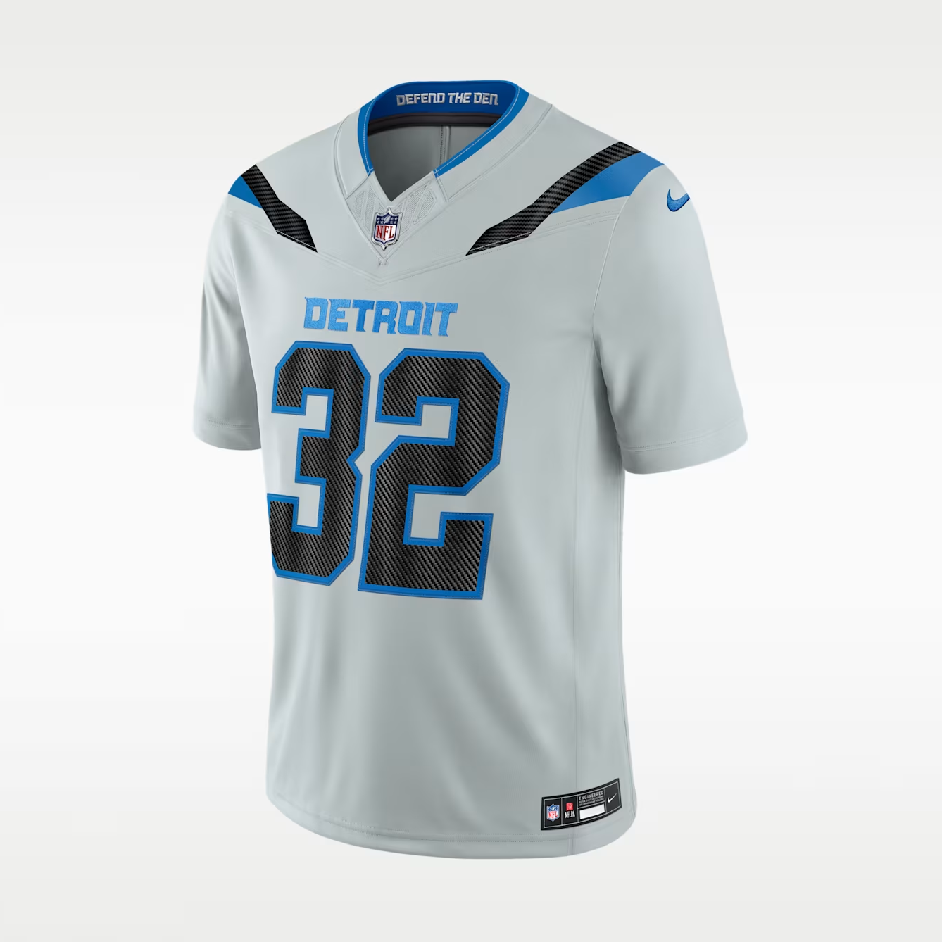 Men's Brian Branch Detroit Lions Rivalries Collection Vapor F.U.S.E. Stitched Limited Jersey