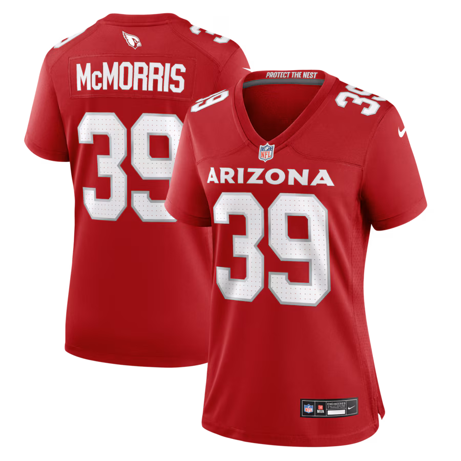 Women's Arizona Cardinals Patrick McMorris Nike Cardinal Team Game Jersey