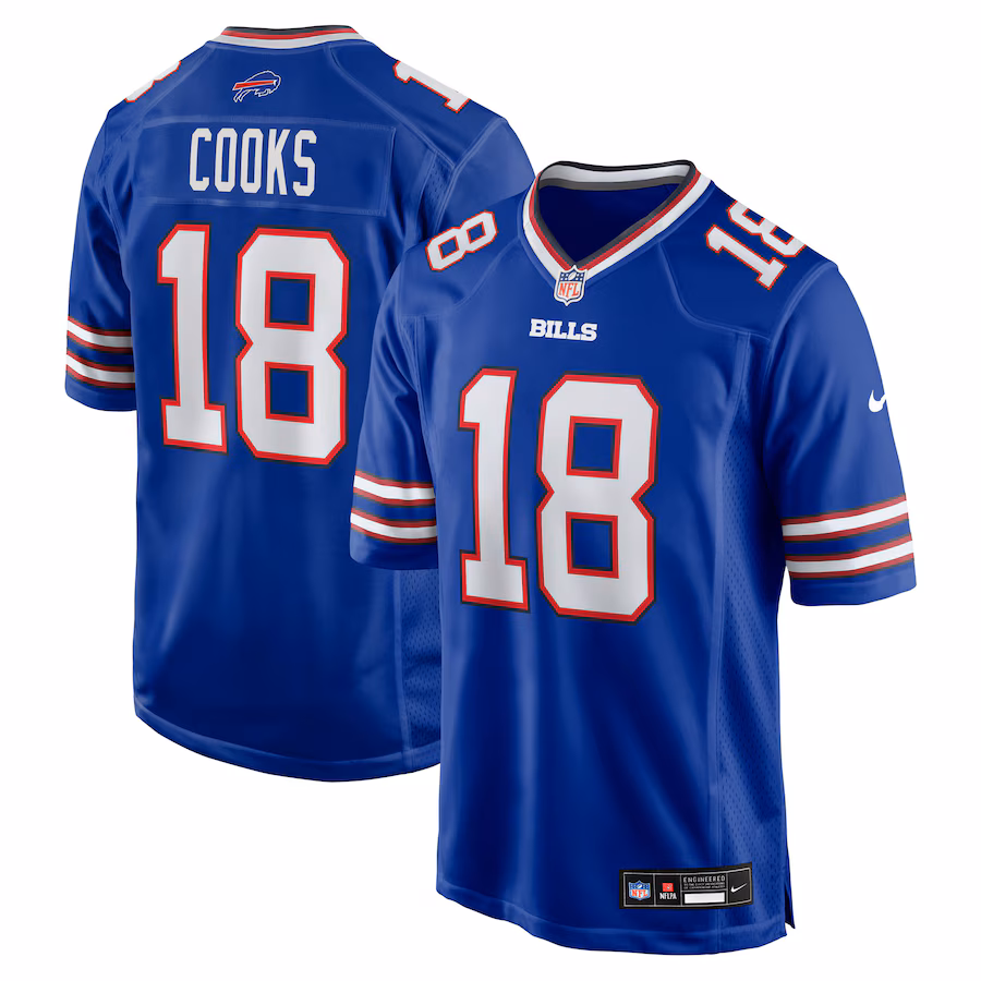 Men's Buffalo Bills Brandin Cooks Nike Royal Team Game Jersey