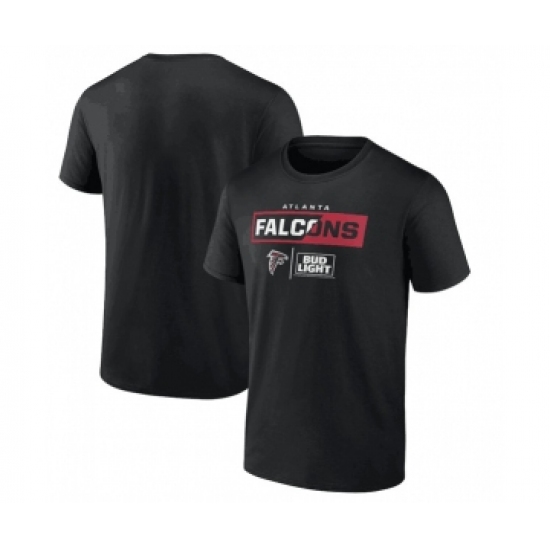 Men's Atlanta Falcons Black x Bud Light T-Shirt