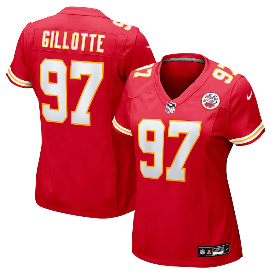 Women's Kansas City Chiefs Ashton Gillotte Nike Red Team Game Jersey