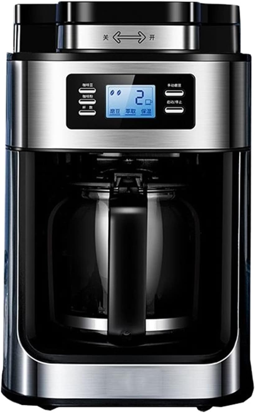 Built-in coffee machines Automatic Coffee Maker Machine With Grinder Fully Automatic Drip Home Appliance Electric Coffee Makers (Size : EU)