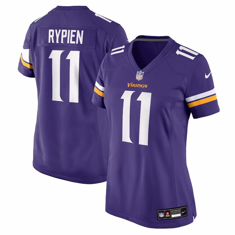 Women's Minnesota Vikings Brett Rypien Nike Purple Team Game Jersey