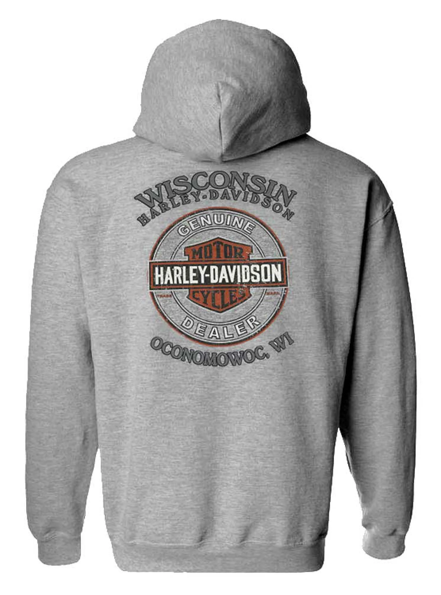 Harley-Davidson Men's Etched Name Pullover Performance Hoodie Sweatshirt (L), Harley Davidson - Curated Treasures Market