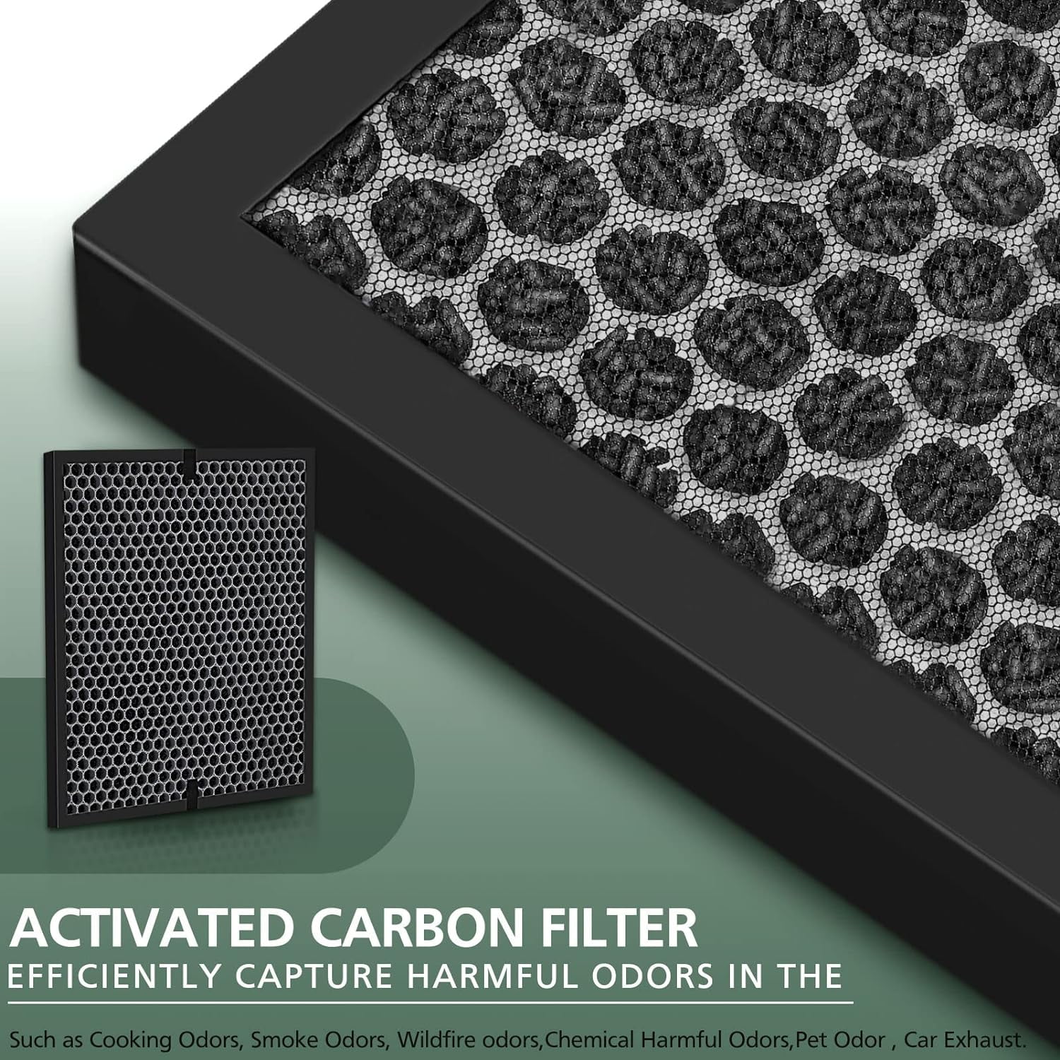 VAVSEA Air Purifier, HEPA Air Filter for Home Large Room up to 3067 Sq ft, Air Cleaner with Air Humidity Display for Pet Hair, Allergies, Smokers, Odors, Dust, Pollen, Odor Eliminators for Bedroom