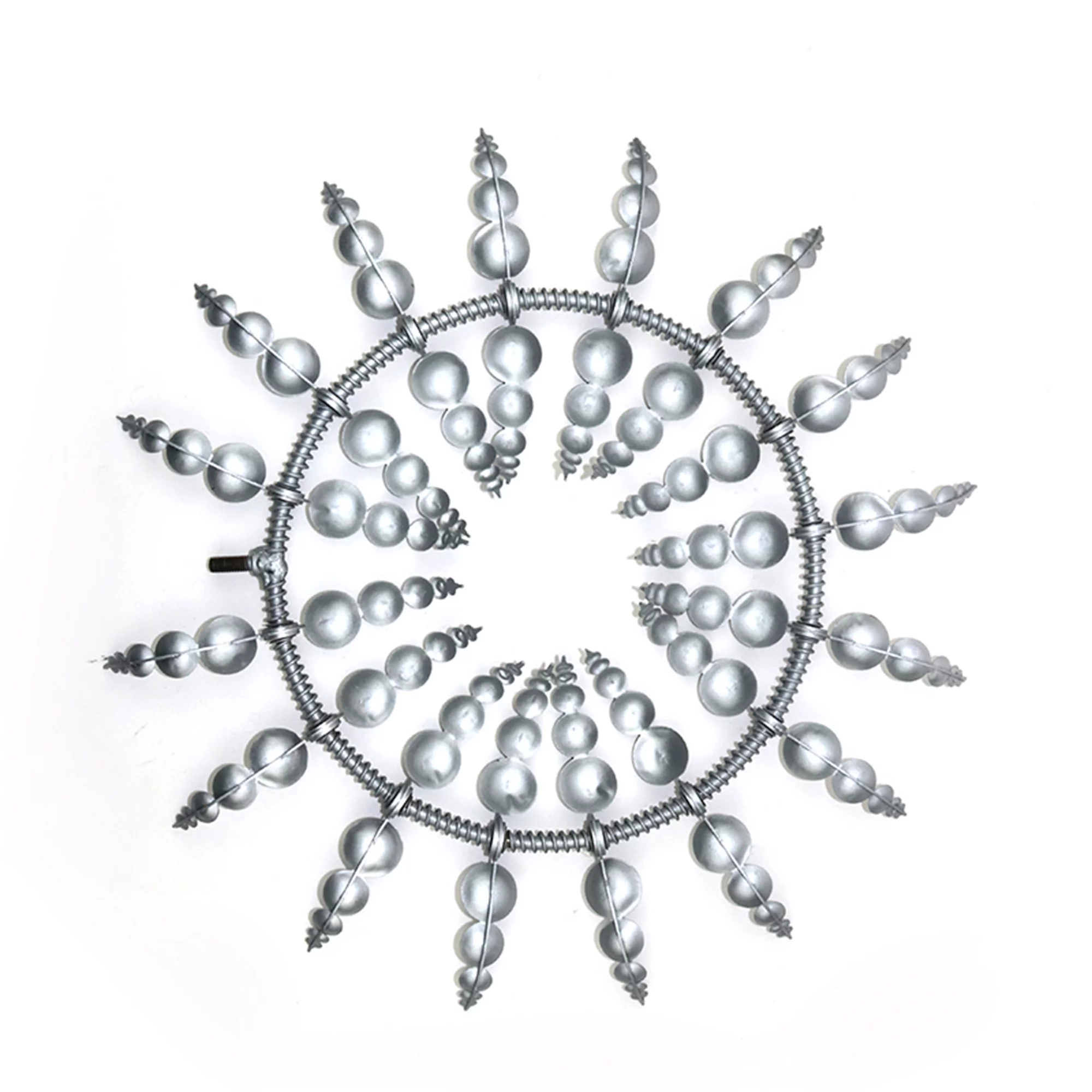 Sprifallbaby Metal Wind Spinner Outdoor 3D Magical Kinetic Windmill with Stake for Lawn Yard Lawn Decor - Curated Treasures Market