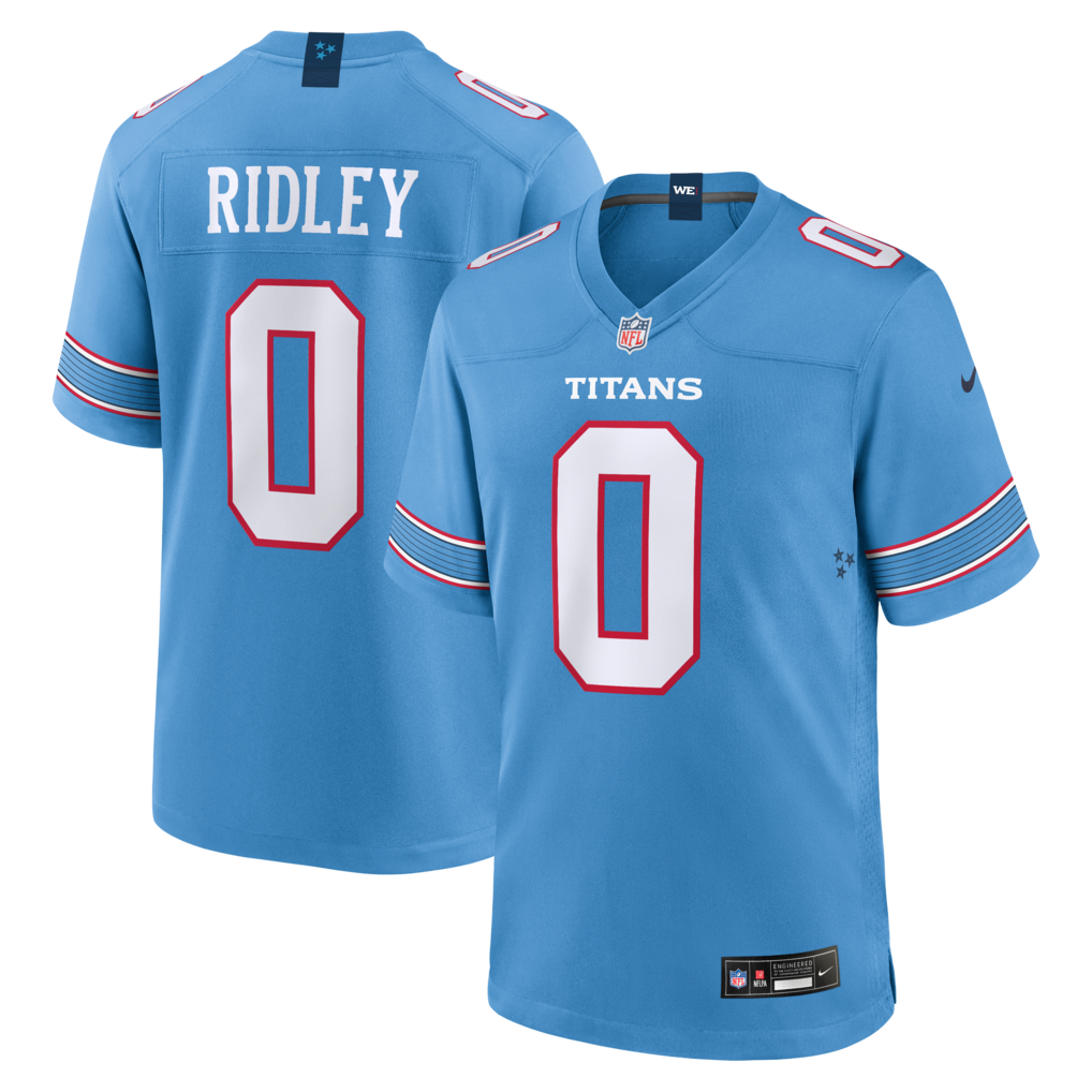 Men's Tennessee Titans Calvin Ridley Nike Light Blue Game Jersey