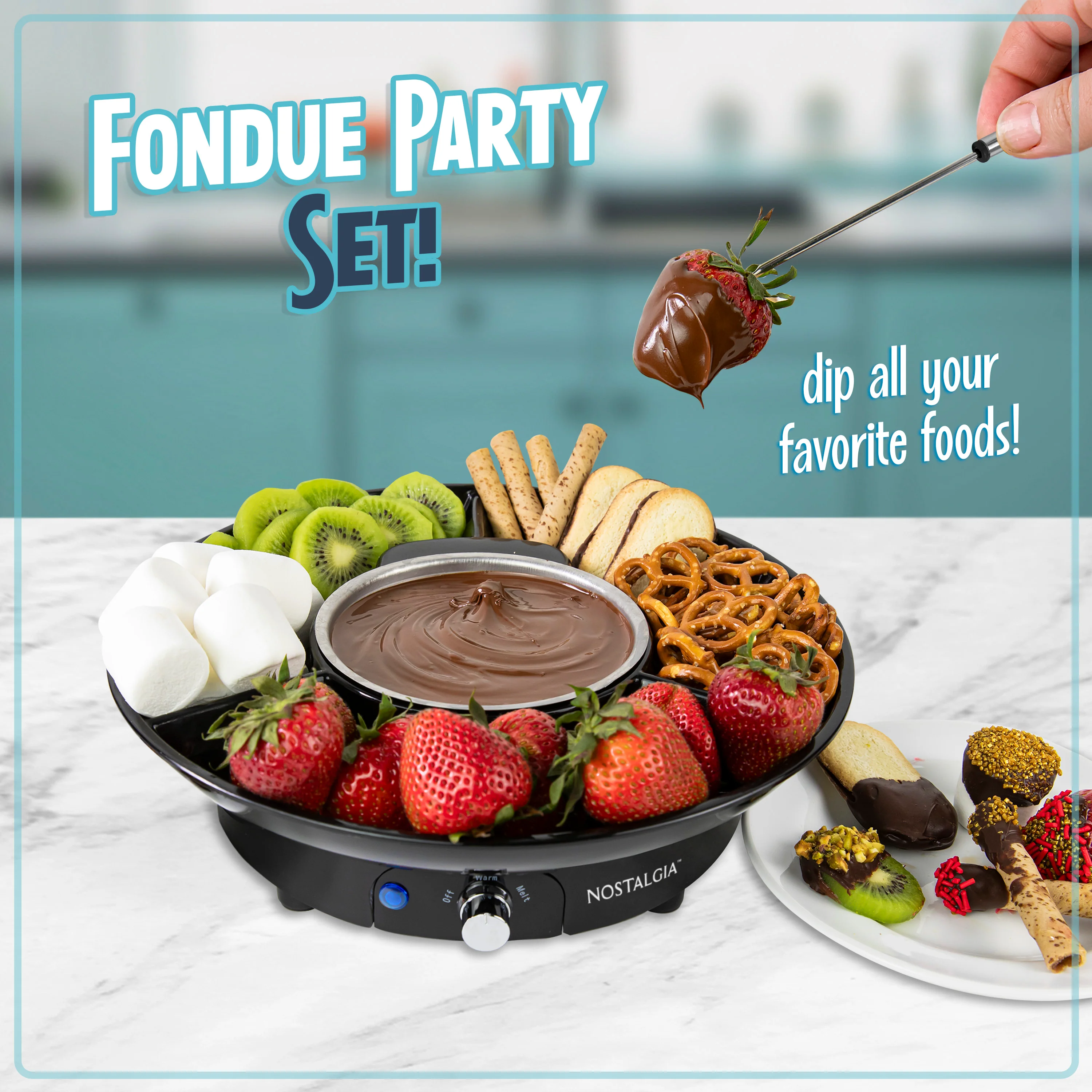 10-Ounce Electric Fondue Party Set