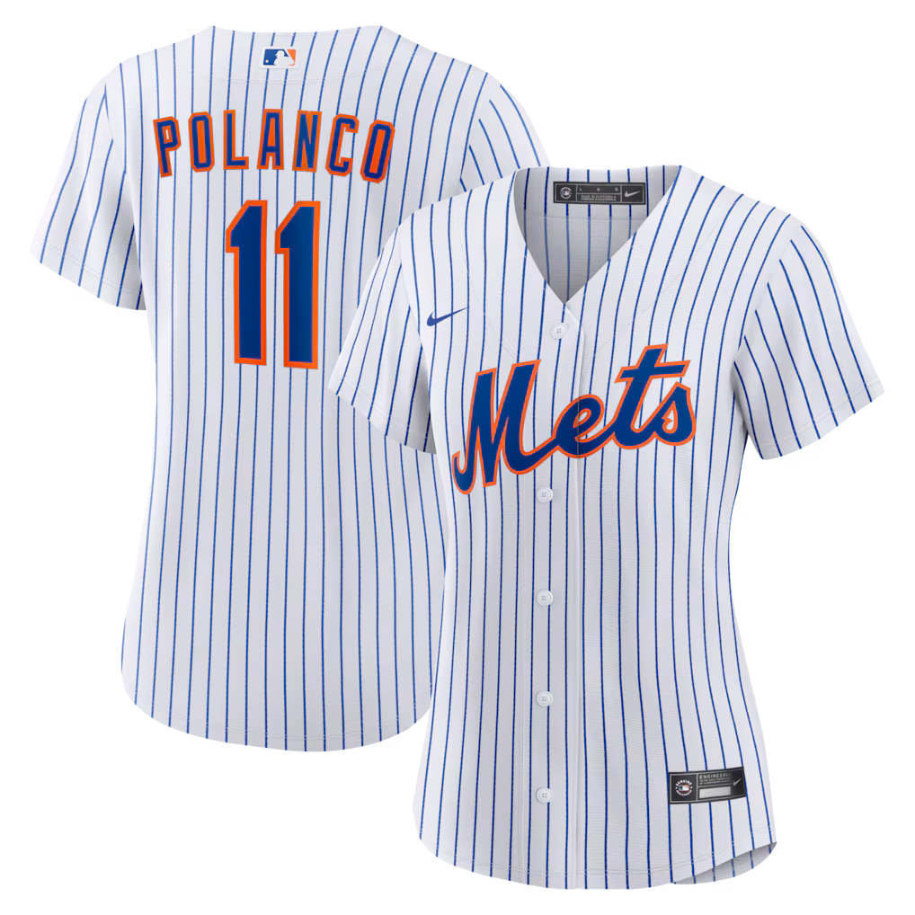 Women's New York Mets Jorge Polanco Nike White Home Replica Jersey