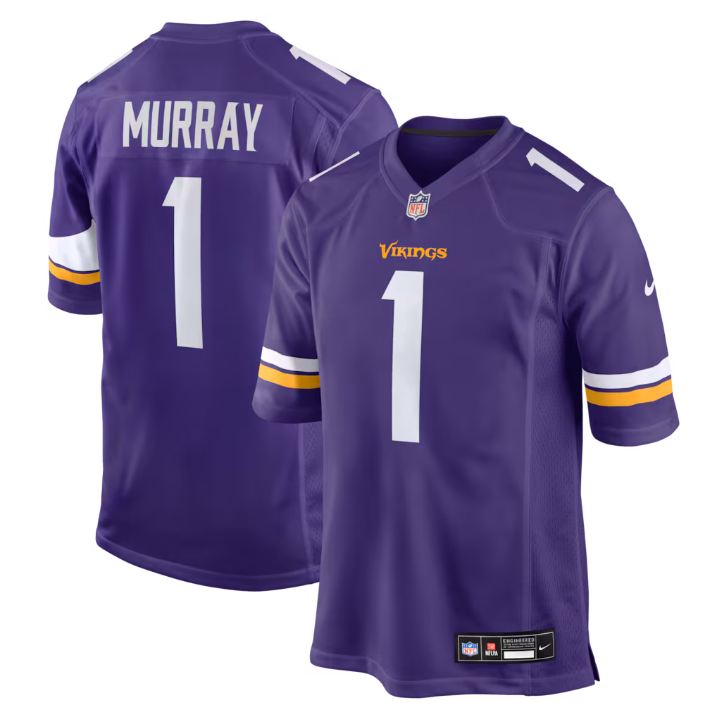 Men's Minnesota Vikings Kyler Murray Nike Purple Game Jersey