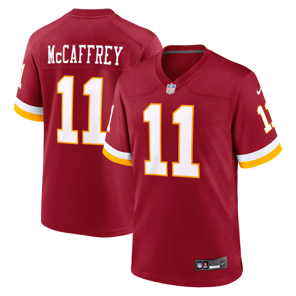 Men's Washington Commanders Luke McCaffrey Nike Burgundy Game Jersey