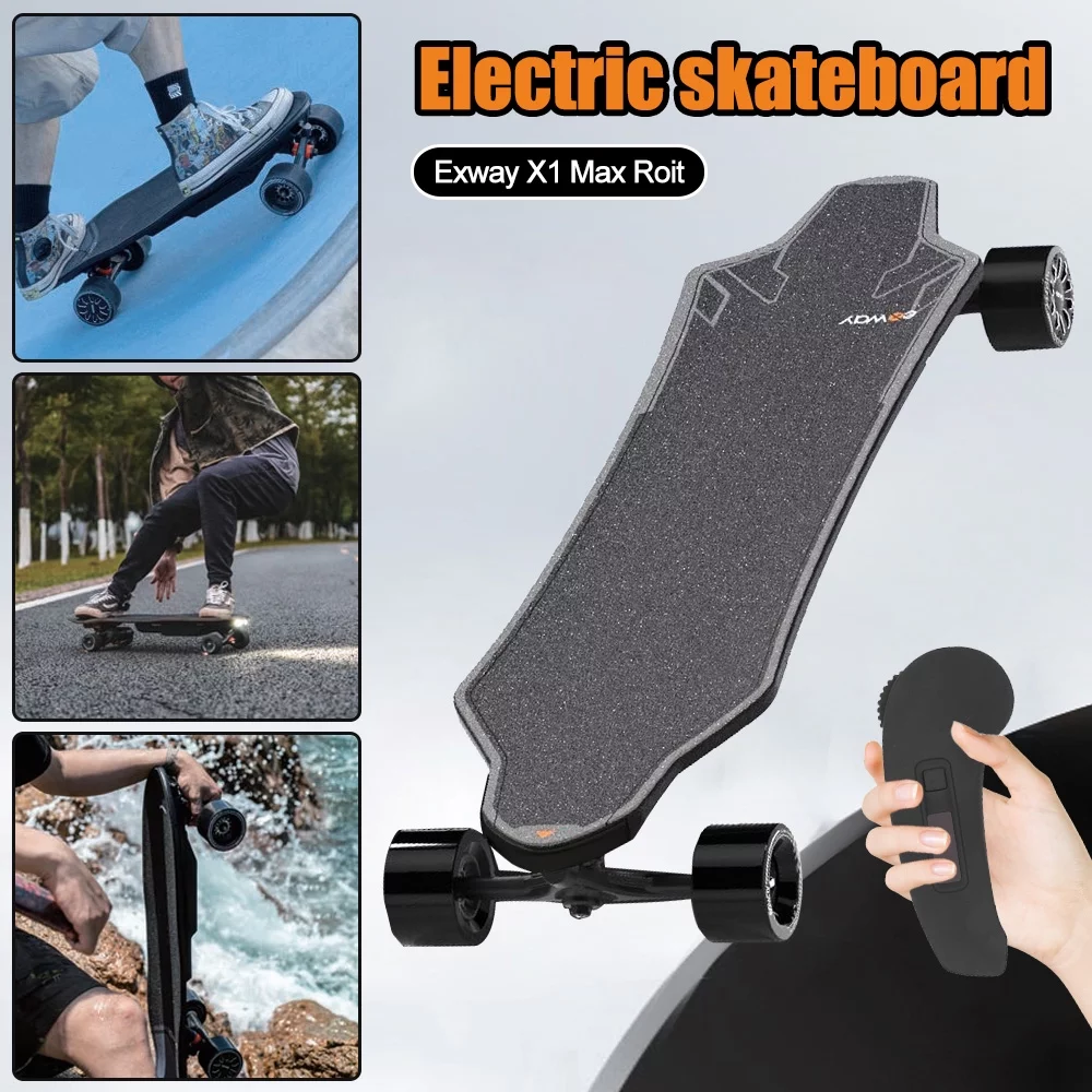 Electric Skateboard with Remote Control, 655W Motor E-Skateboard, 45 KM/H Top Speed Electric Longboard with Frog Light, 30KM Range,for Youth, Adults - Curated Treasures Market