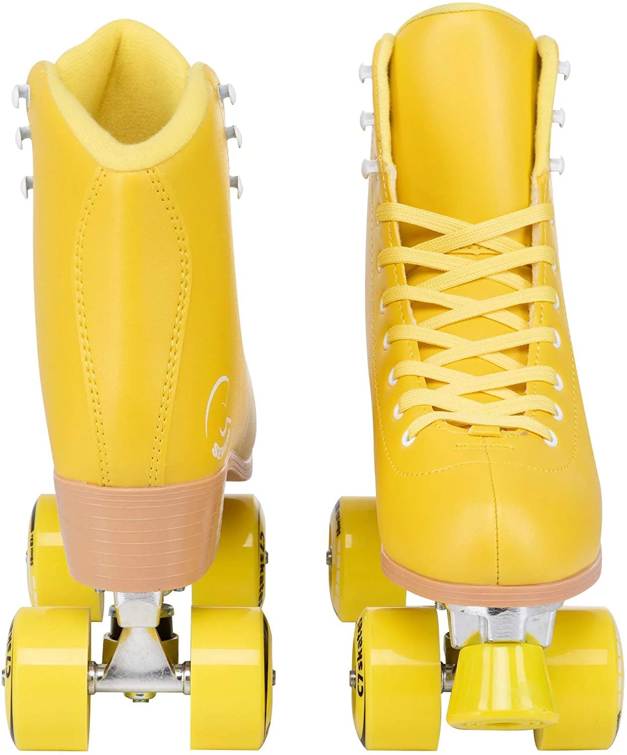 C7skates Roller Skates for Girls and Adults (Lemonpop, Women's 7 / Men's 6) - Curated Treasures Market