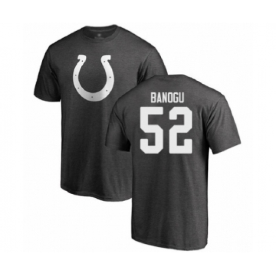 Football Indianapolis Colts #52 Ben Banogu Ash One Color T-Shirt