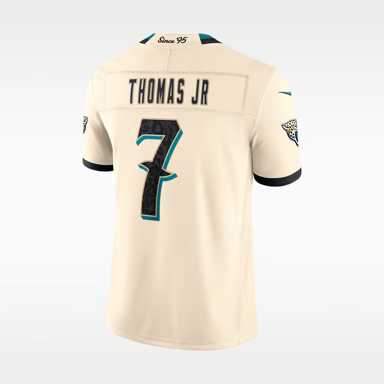 Men's Brian Thomas Jr. Jacksonville Jaguars Vapor F.U.S.E. Stitched Limited Jersey