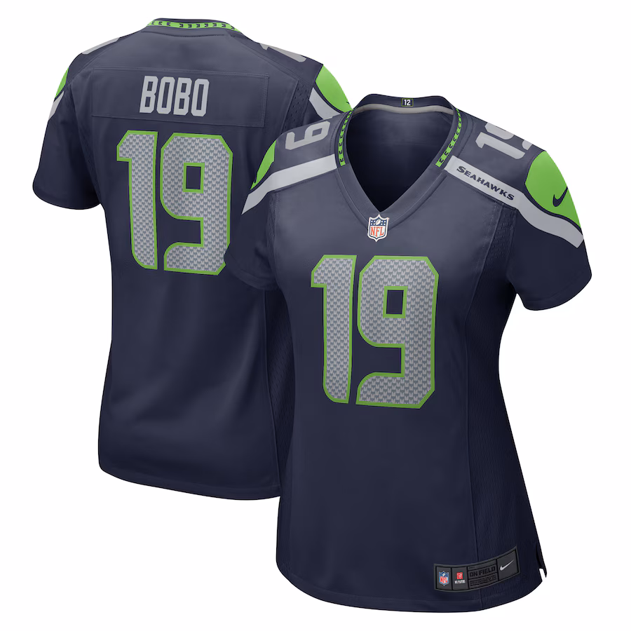 Women's Seattle Seahawks Jake Bobo Nike College College Navy Team Game Jersey