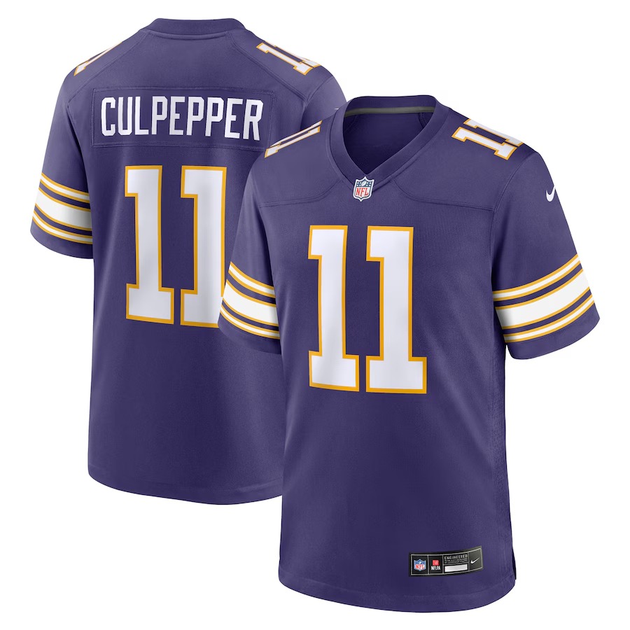 Men's Minnesota Vikings Daunte Culpepper Nike Purple Retired Player Alternate Game Jersey