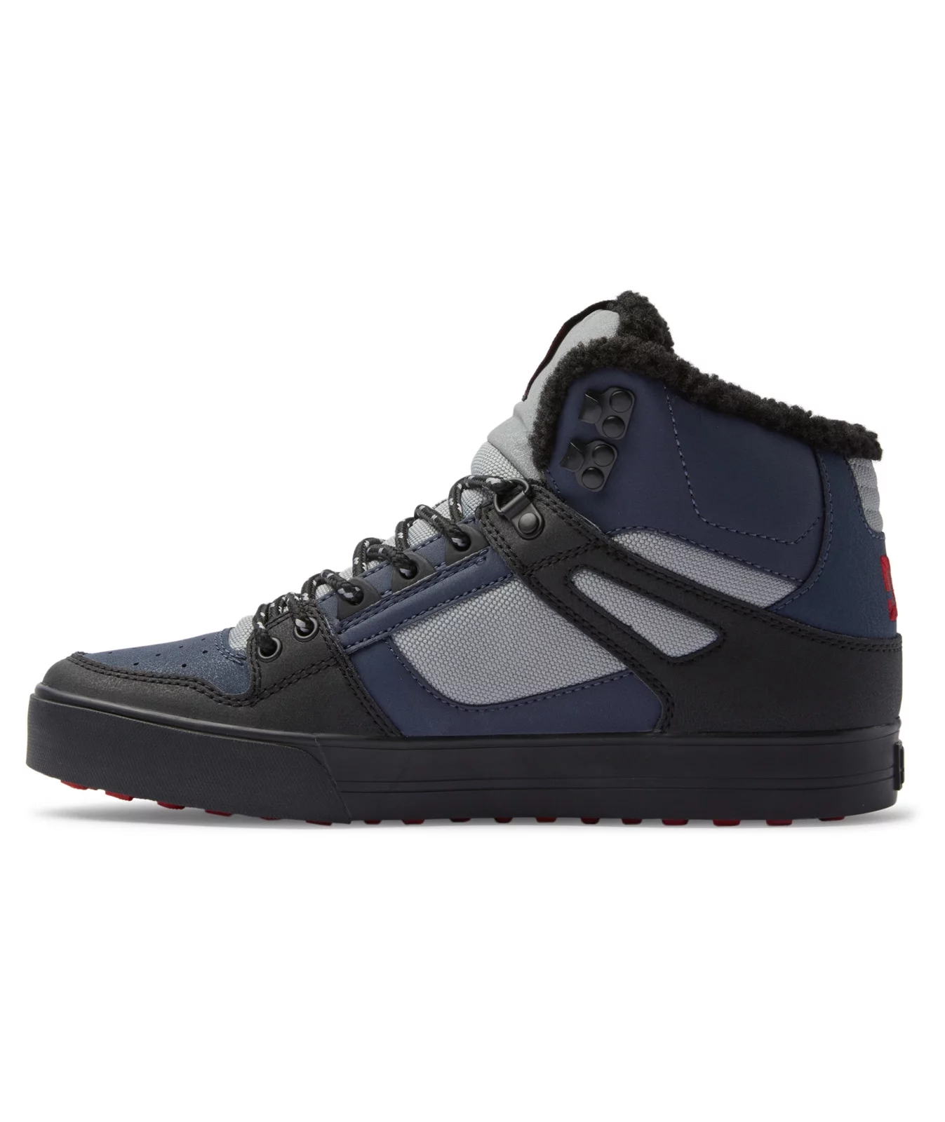 DC Shoes Men's Pure High-Top Winter Shoes Navy/Black - ADYS400047-NB3 - Curated Treasures Market