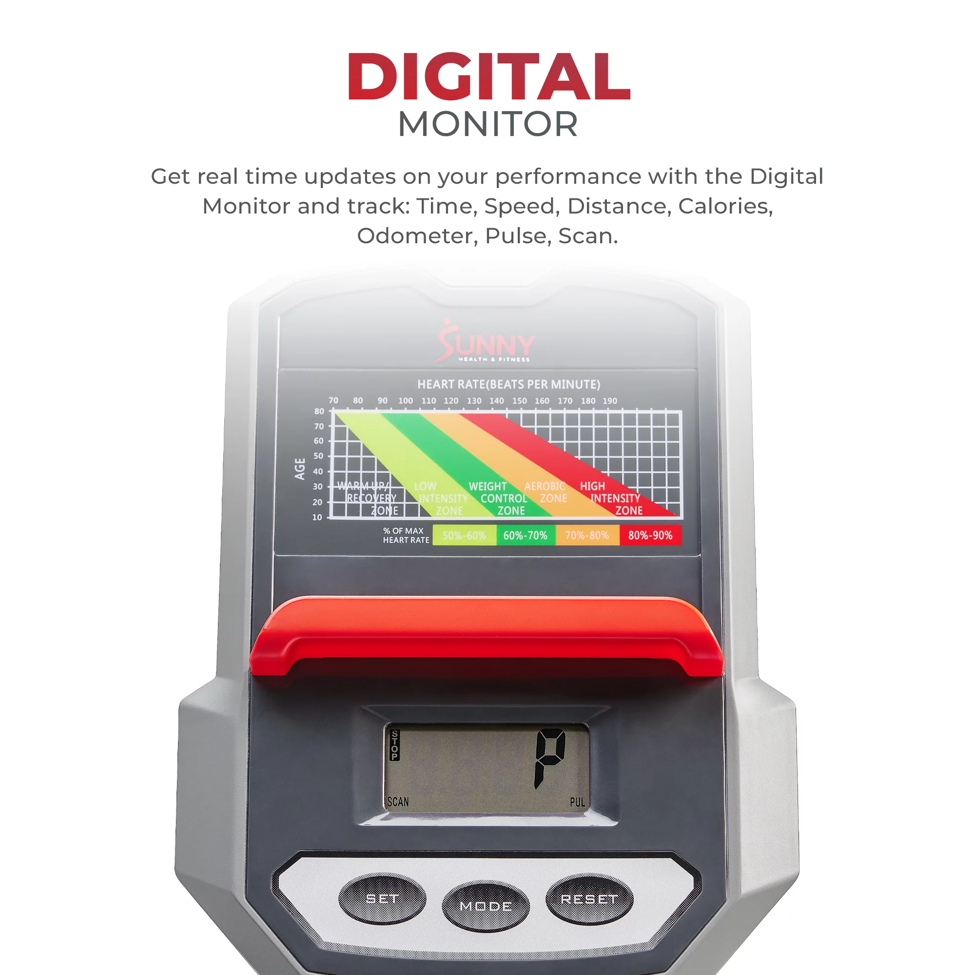 Sunny Health & Fitness Performance Interactive Series Recumbent Exercise Bike - SF-RB420031