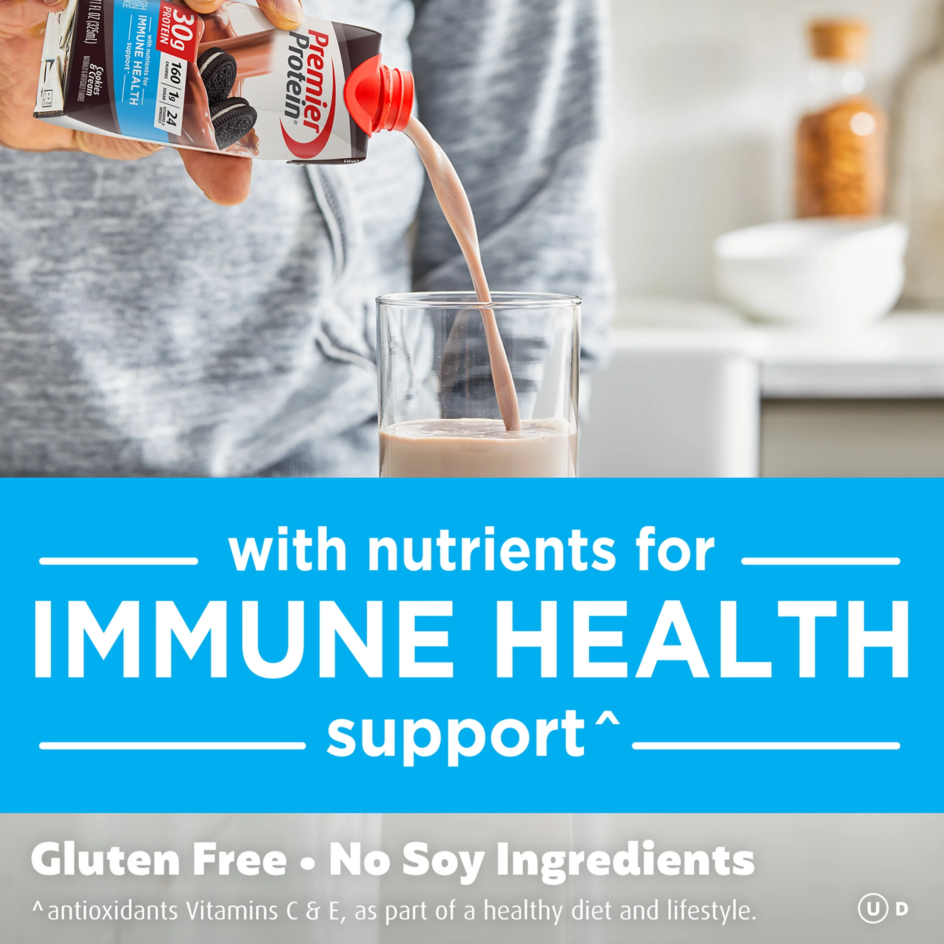 Premier Protein Shake, Cookies & Cream, 30g Protein, 4 Ct