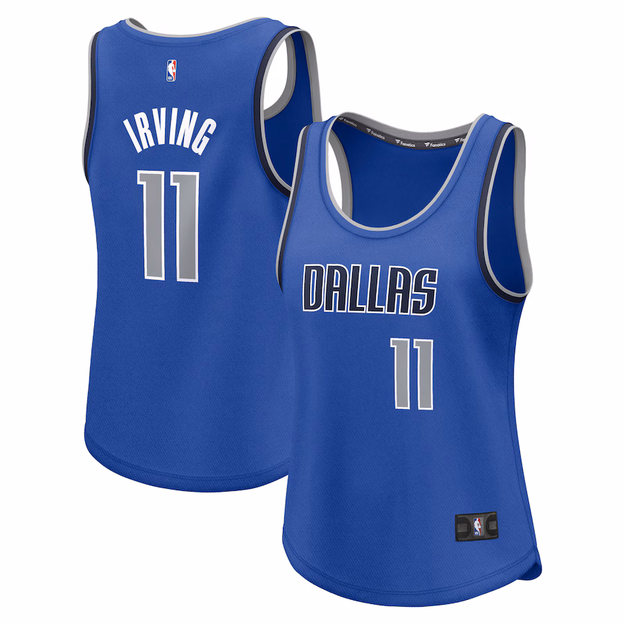 Women's Dallas Mavericks Kyrie Irving Fanatics Blue Fast Break Player Jersey - Icon Edition