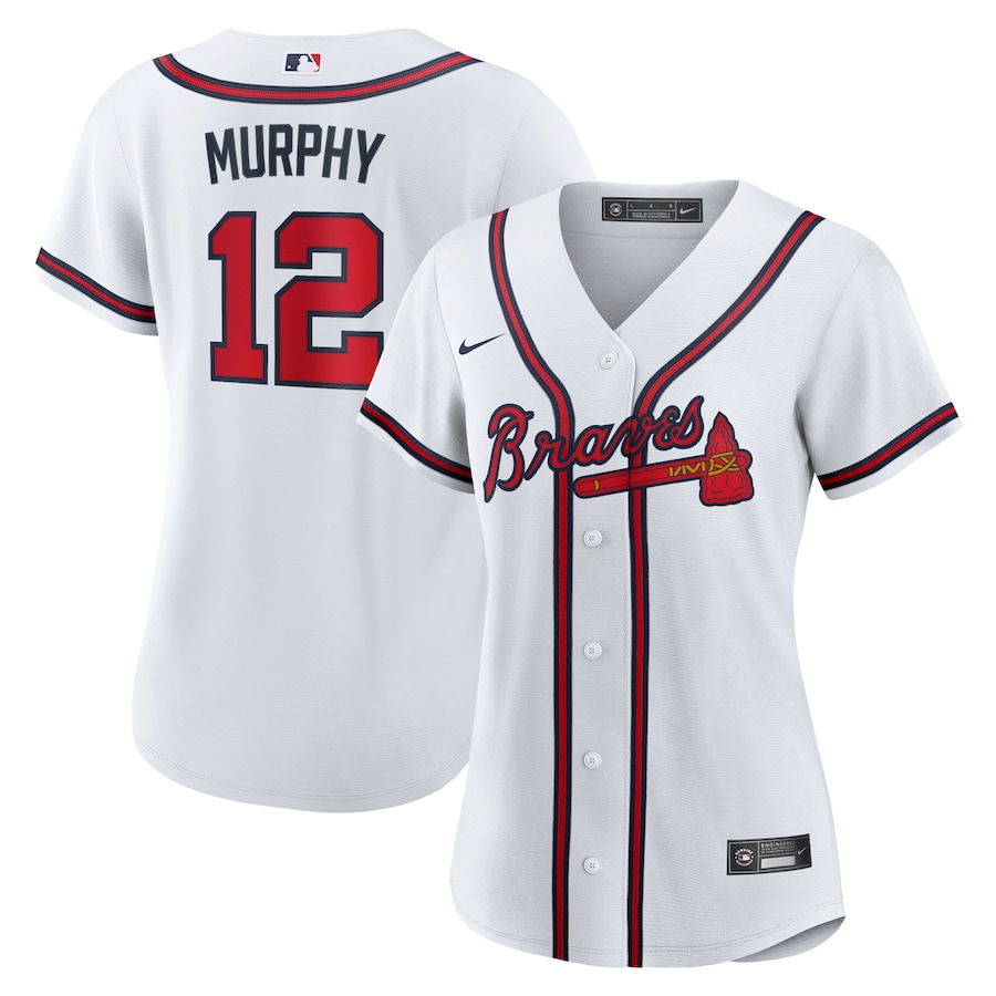 Women's Atlanta Braves Sean Murphy Nike White Home Replica Jersey