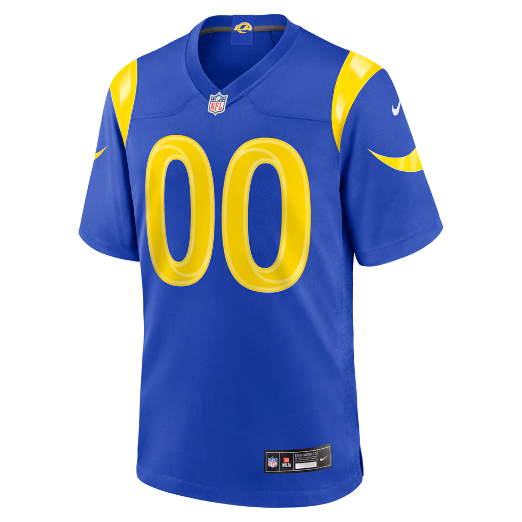 Men's Los Angeles Rams Nike Royal Custom Game Jersey