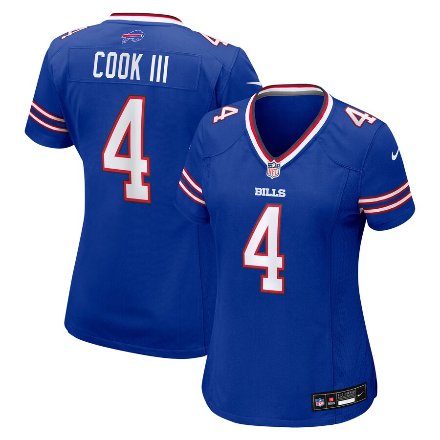 Women's Buffalo Bills James Cook III Nike Royal Team Game Jersey