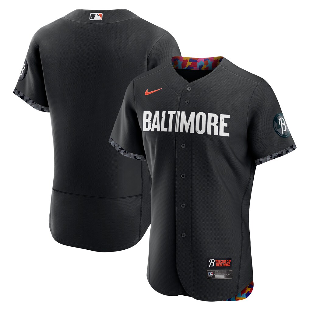 Men's Baltimore Orioles  Nike Black City Connect Authentic Jersey