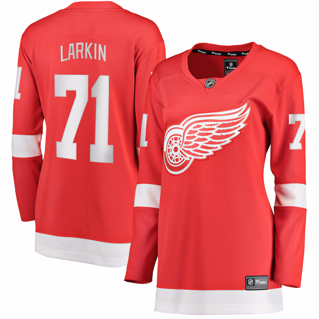 Women's Detroit Red Wings Dylan Larkin Fanatics Red Home Breakaway Jersey