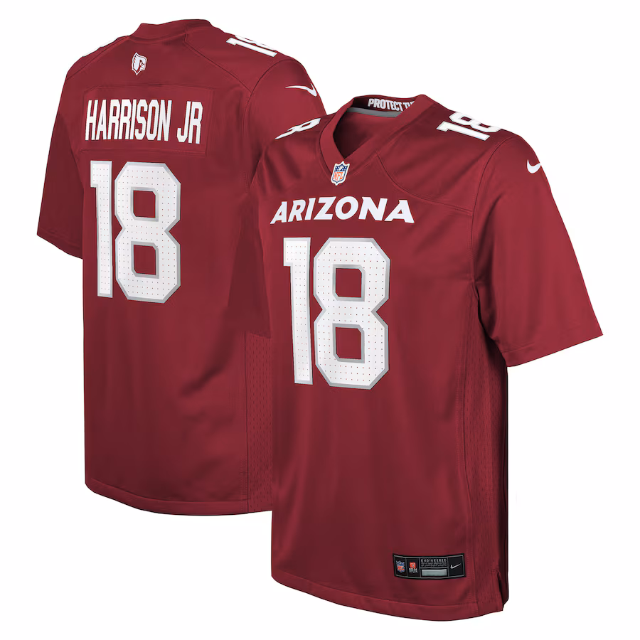 Youth Arizona Cardinals Marvin Harrison Jr. Nike Cardinal Game Jersey