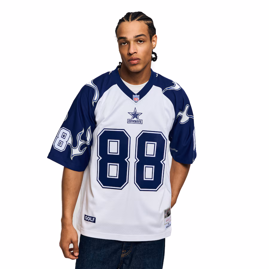 Unisex Dallas Cowboys Michael Irvin Mitchell & Ness x Golf Wang White 1994 Legacy Fashion Jersey