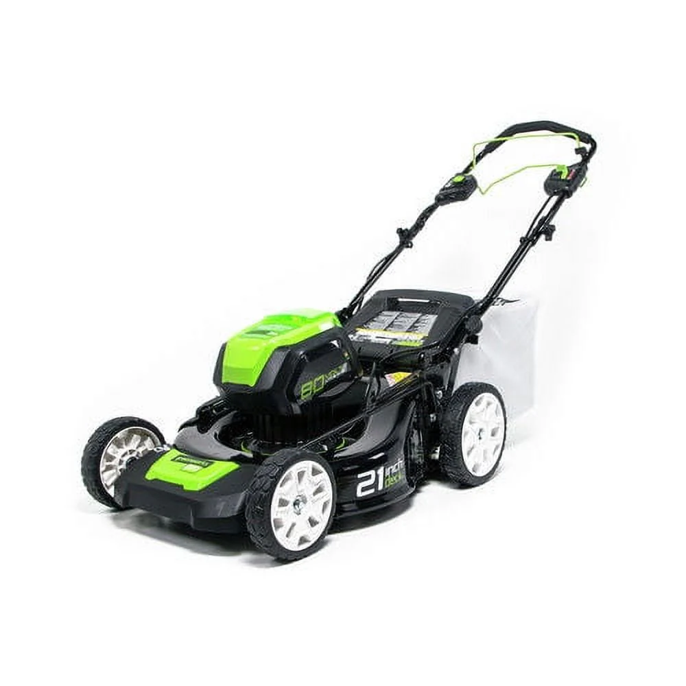Greenworks 21 80 Volt Battery Powered Self-Propelled Walk-Behind Mower