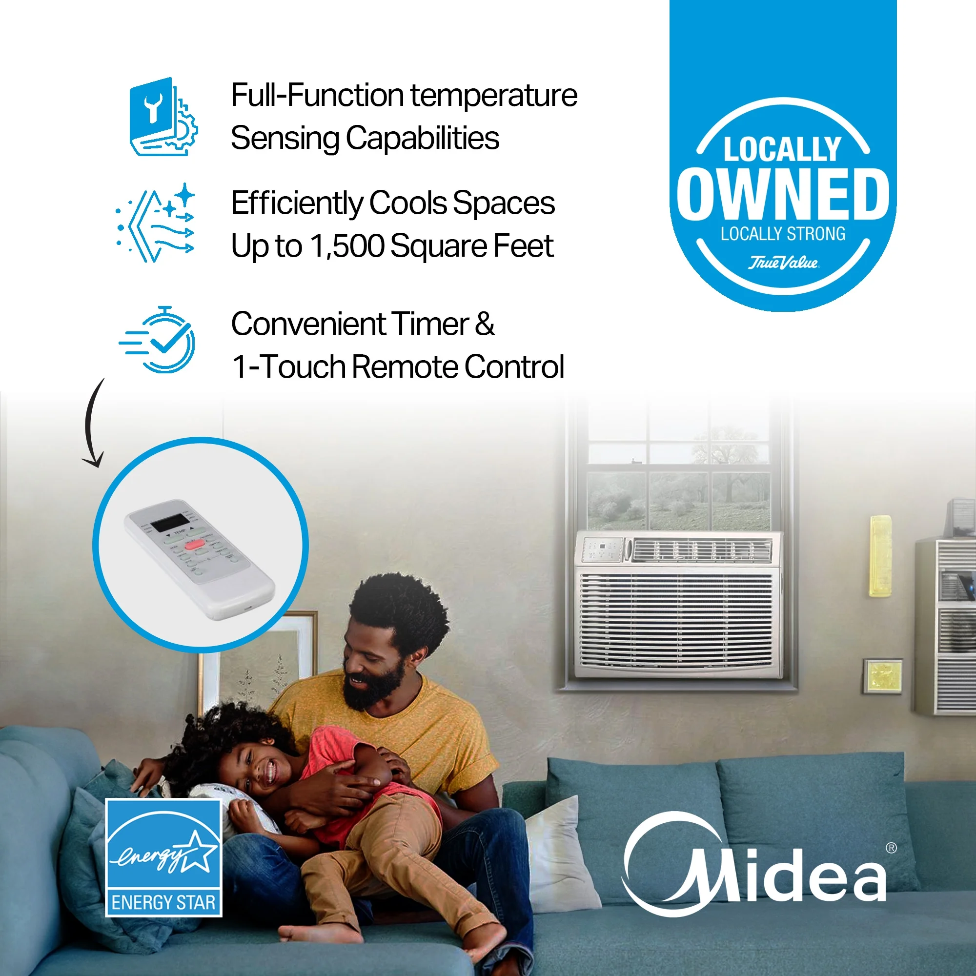 MWJUK-25CRN8-MCJ3 Window Air Conditioner, 25,000 BTU/Hour - Quantity 1