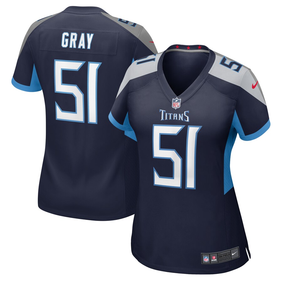 Women's Tennessee Titans Cedric Gray Nike Navy Alternate Game Jersey