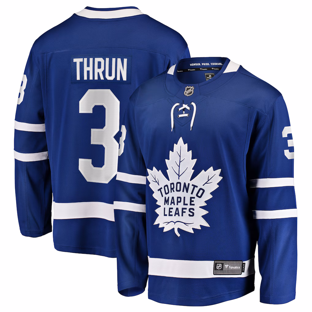 Men's Toronto Maple Leafs Henry Thrun Fanatics Blue Home Breakaway Jersey